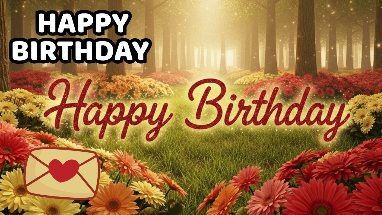💌🎂Happy Birthday - A Golden Birthday Message Just for You ✨Song