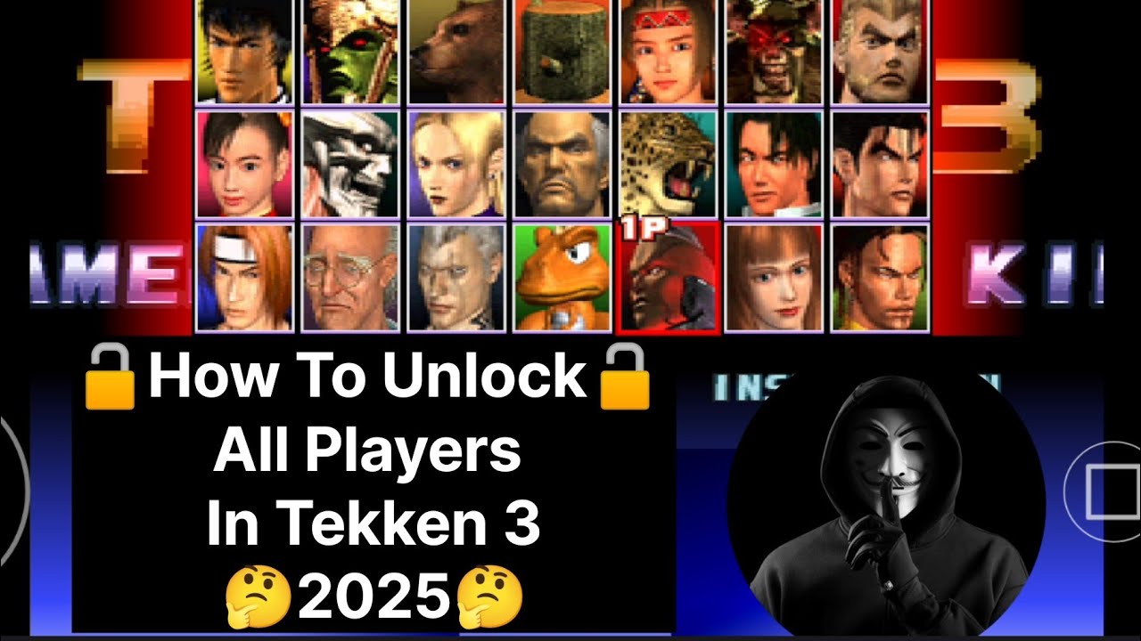 How To Unlock All Player In Tekken 3, 2025  🤔| #tekken3 #gameplay #cheatcodes