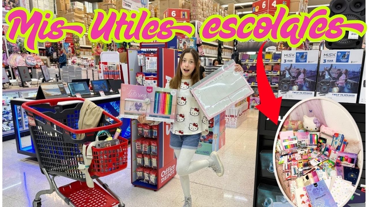📚 ¡LOS ÚTILES MÁS BONITOS del 2025! 🛒💕 Vlog de Compras Escolares