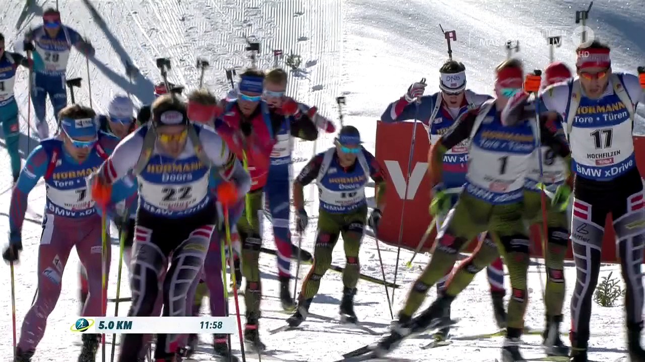 Herren Massenstart Biathlon WM Hochfilzen 2017/HD