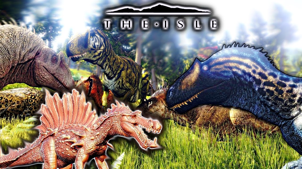 The Isle - HYPO SPINO MODEL PREVIEW, EPIC ALLO ARMY FIGHTS ADULT REX & ALLO PROGRESSION ( Gameplay )