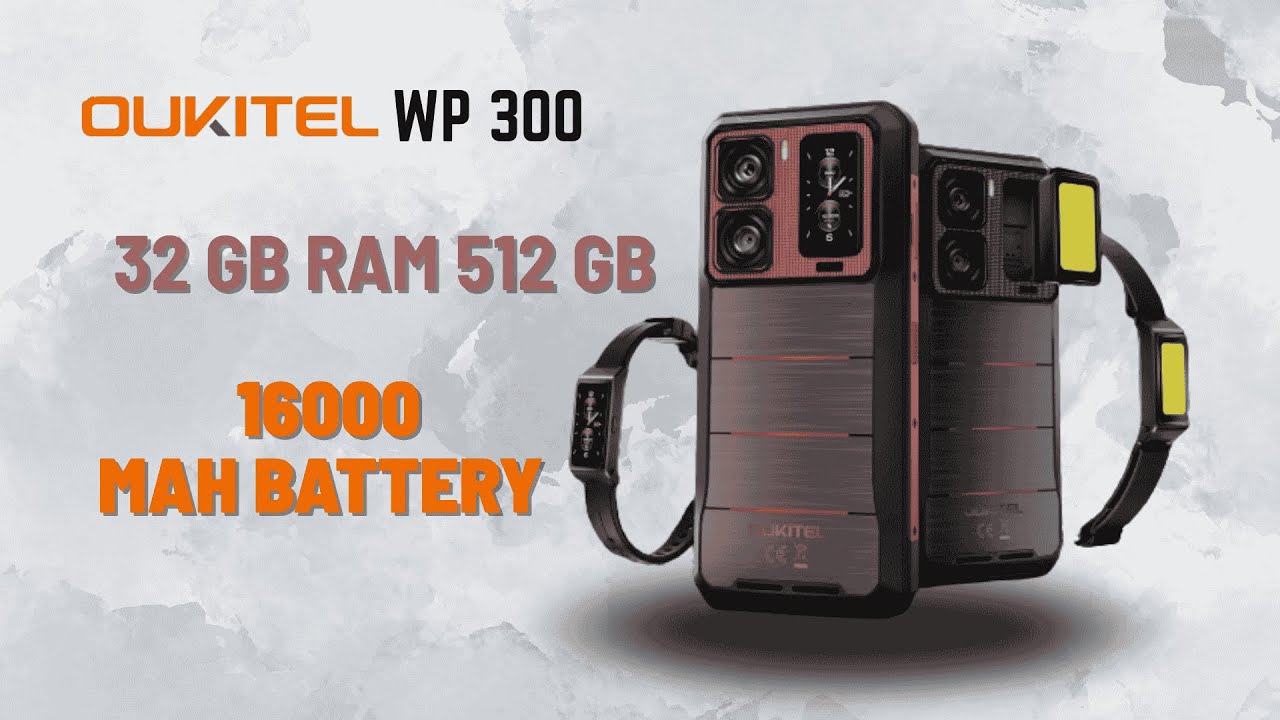 16000 mHA Battery - Oukitel WP300 - Technical Manoj with Animation