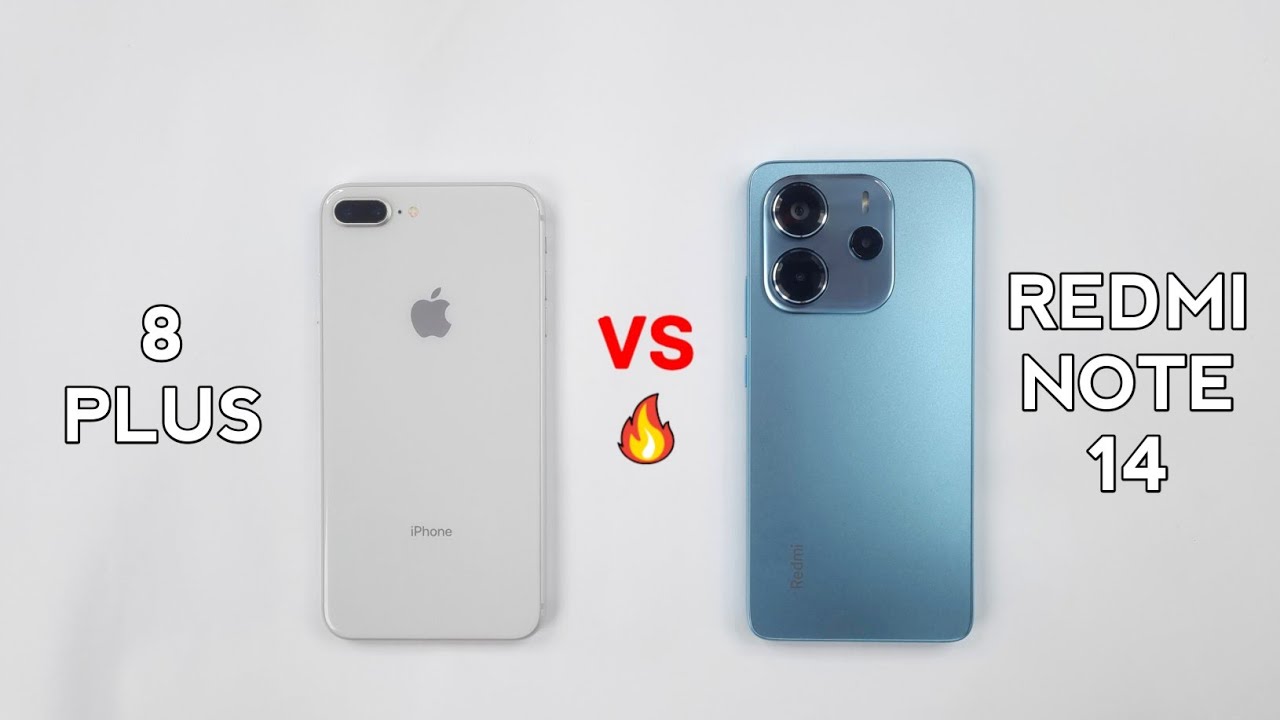iPhone 8 Plus vs Redmi NOTE 14 - Speed Test