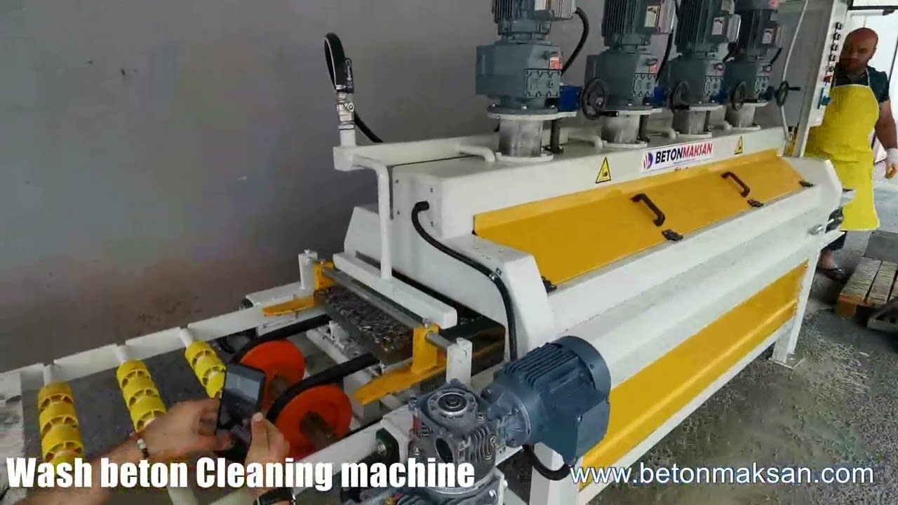 wash concrete washing and cleaning machine -  - machine à laver et à nettoyer le béton - для бетона