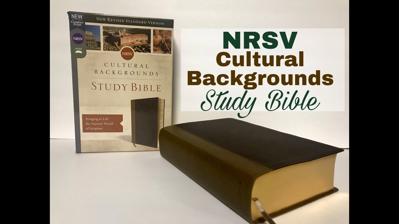 NRSV Cultural Backgrounds Study Bible Review