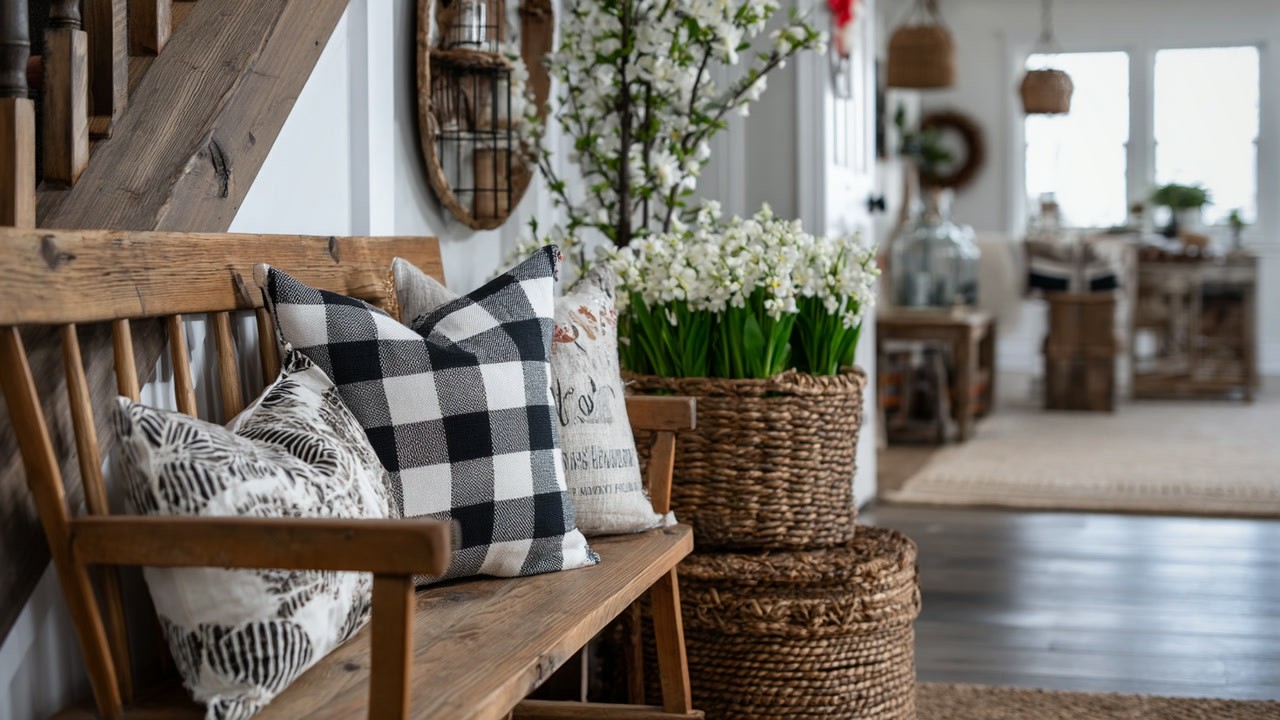 Spring Farmcore Refresh: Rooster, Checks & Cozy Rustic Decor Inspiration
