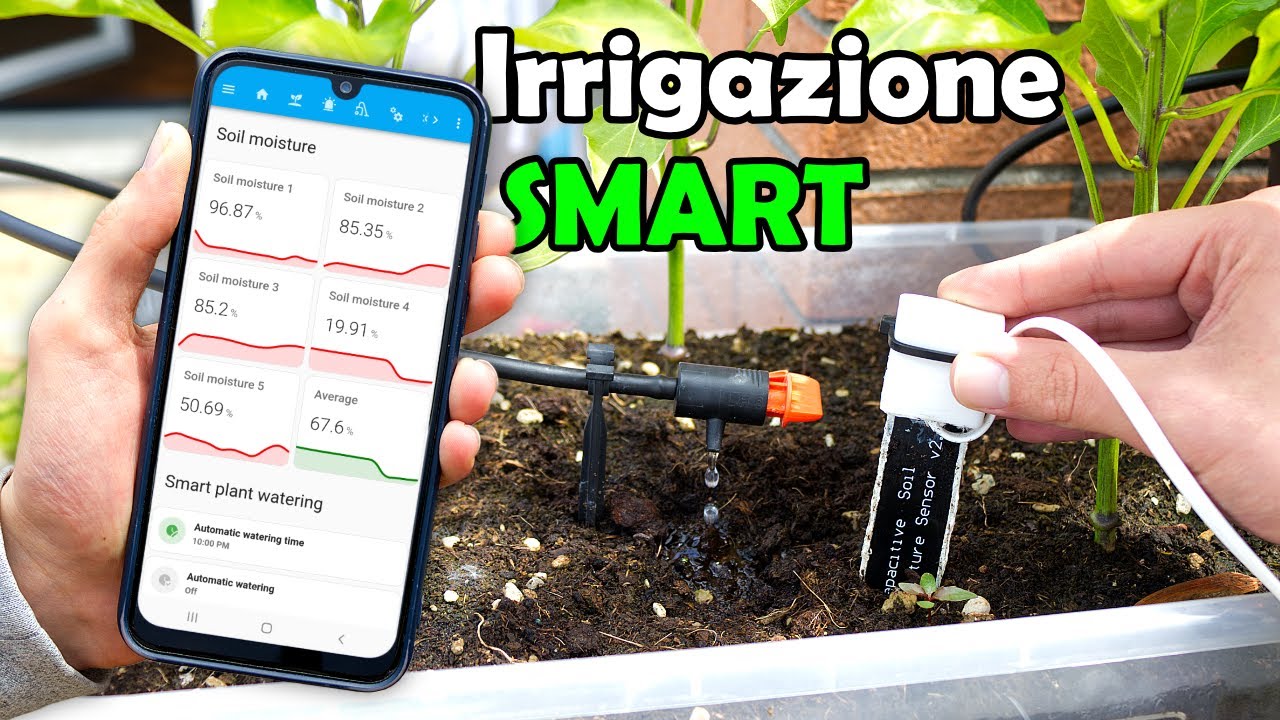 Sensori di Umidità del Terreno connessi a Internet con ESP32 - Irrigazione Automatica FAI da TE