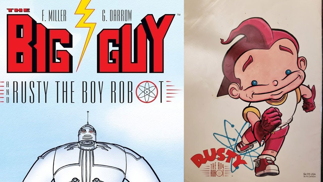 Big Guy and Rusty the Boy Robot! Geof Darrow Eye-Candy in Every Square Inch of Artwork!