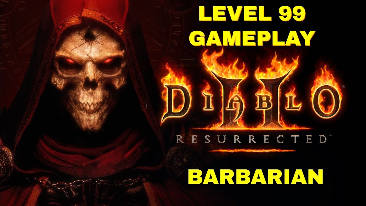 Diablo 2 Resurrected - Barbarian Level 99 Gameplay - RTX 3080 ULTRAWIDE 3440x1440 / 144 FPS
