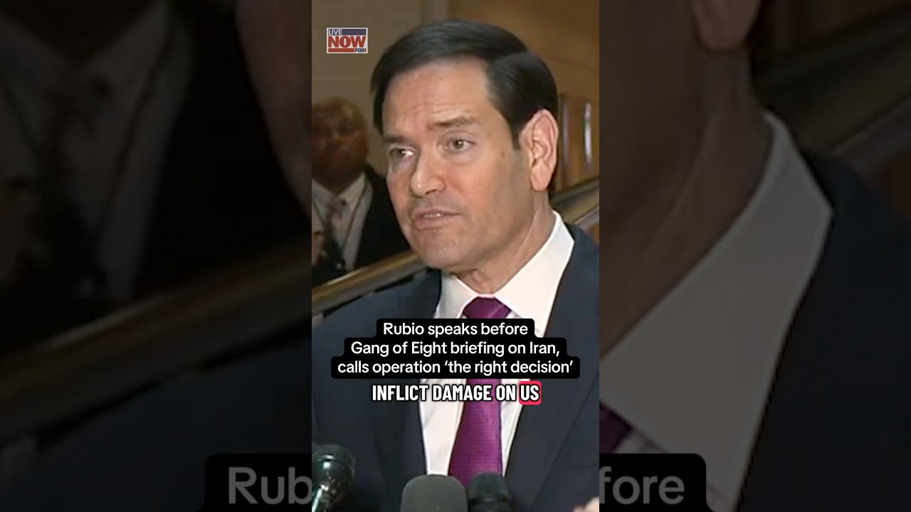 Rubio calls Iran operation &lsquo;the right decision&rsquo;