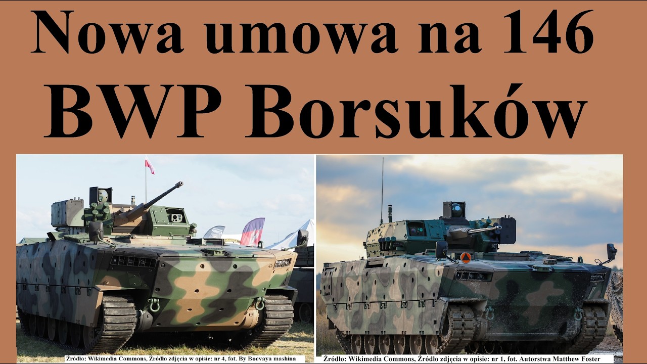 nowa umowa na 146 BWP Borsuk&oacute;w