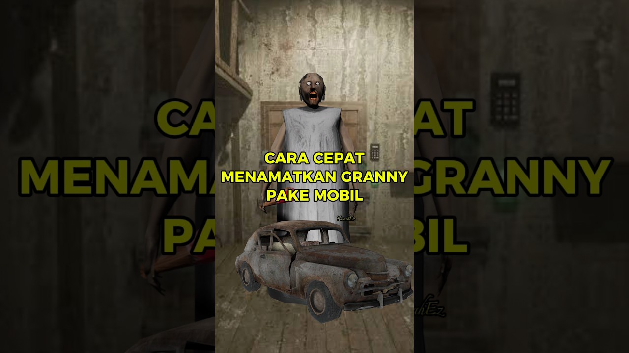 QUICK WAY TO FINISH GRANNY USING A CAR #granny #grannygame #grannyhorror #shorts #short