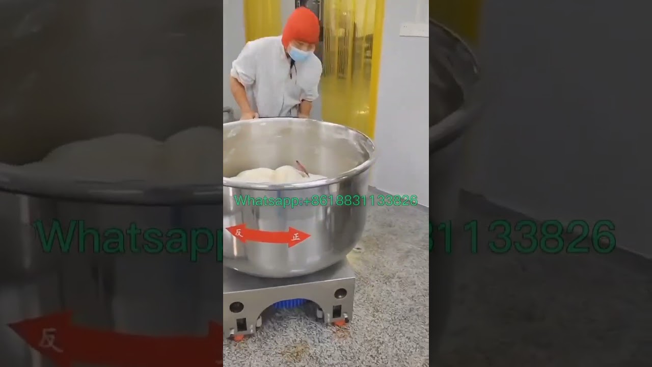 160kg/200kg/250kg big capacity spiral dough mixer with removable bowl