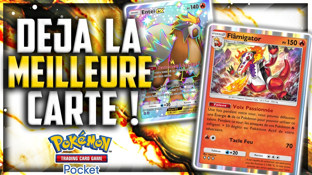 FLAMIGATOR est la MEILLEURE CARTE de la NOUVELLE EXTENSION sur Pokemon TCG Pocket
