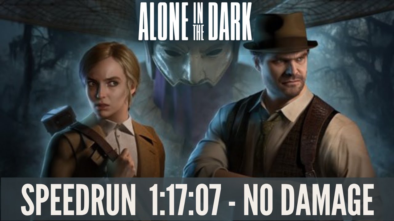 Alone in the Dark 2024 - Speedrun (No Damage + Secret Ending) - I Don’t Got All Night / Teetotaller