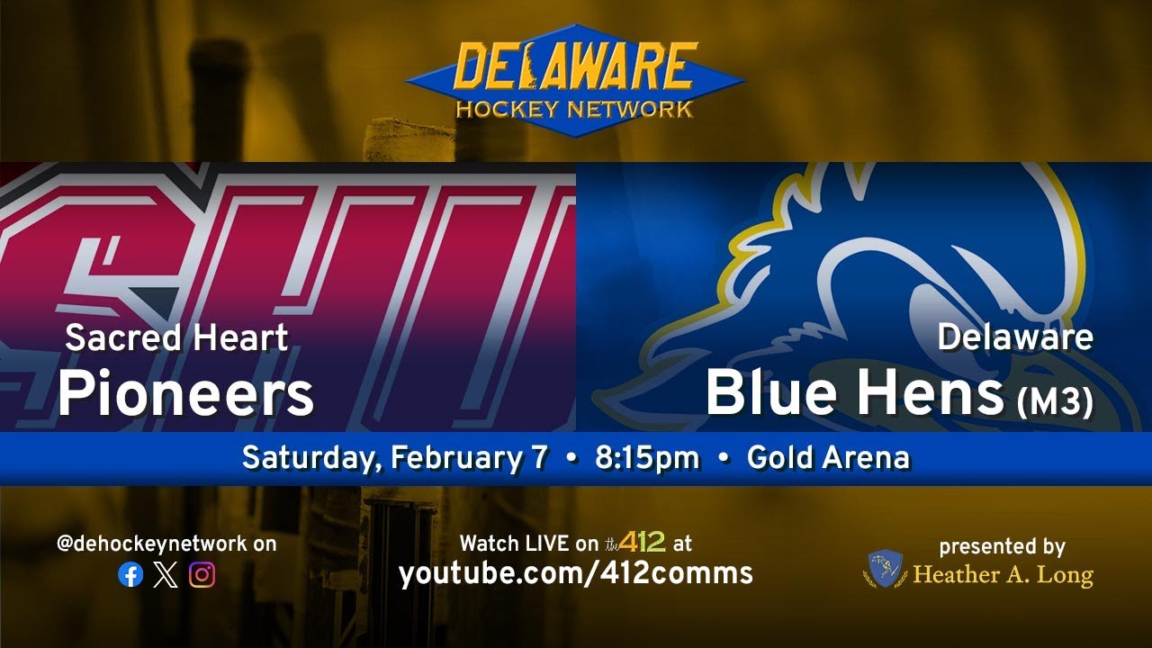 Delaware M3 vs. Sacred Heart • Delaware Hockey Network