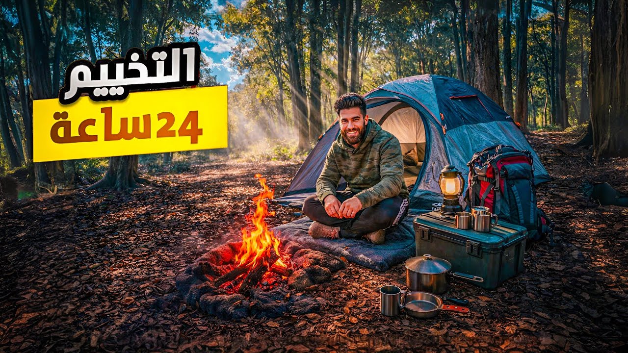 دوزت يوم كامل في البرية 🏕