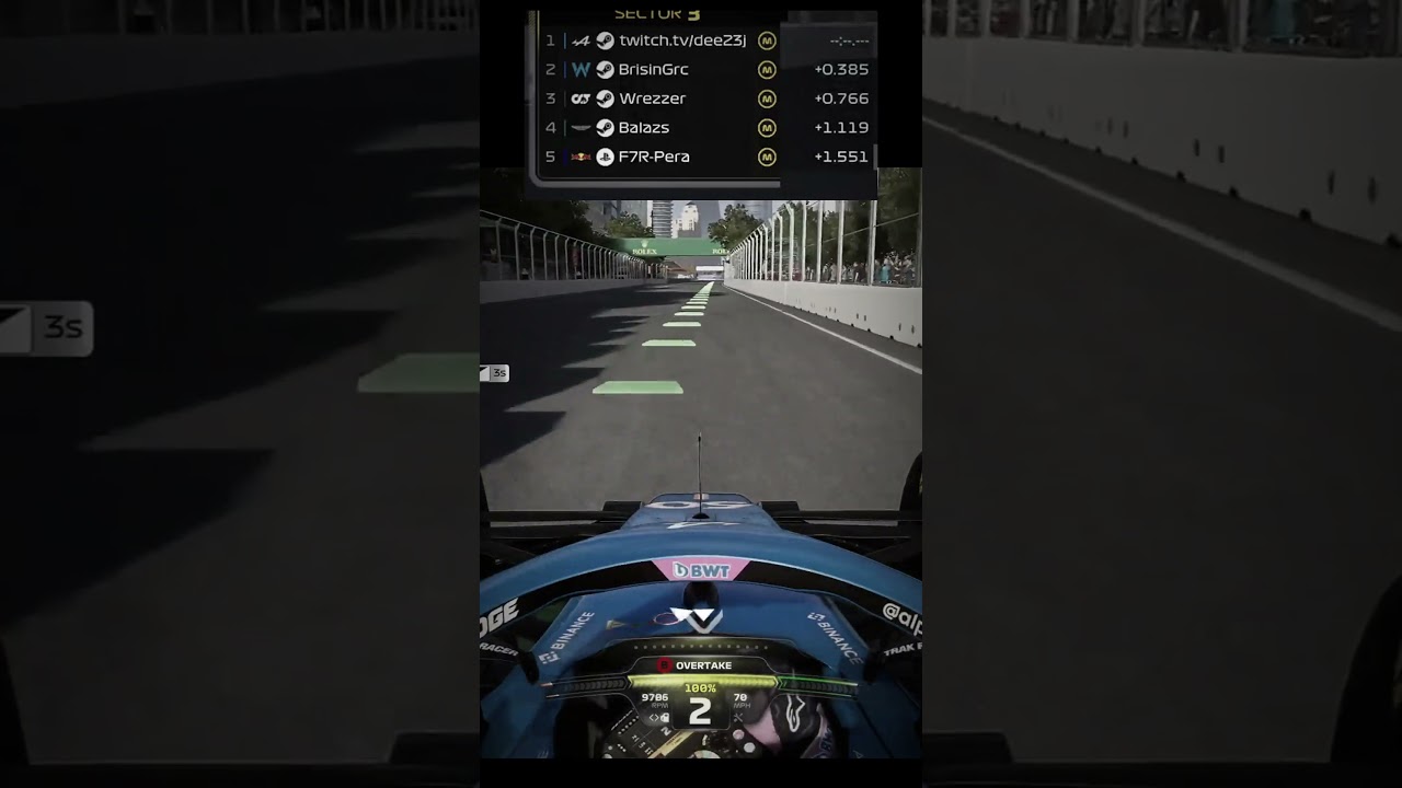 Perfect Safety Car Restart?  