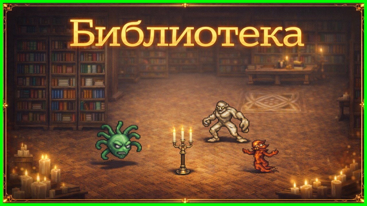 КАК ПРОЙТИ БИБЛИОТЕКУ В VAMPIRE SURVIVORS?!