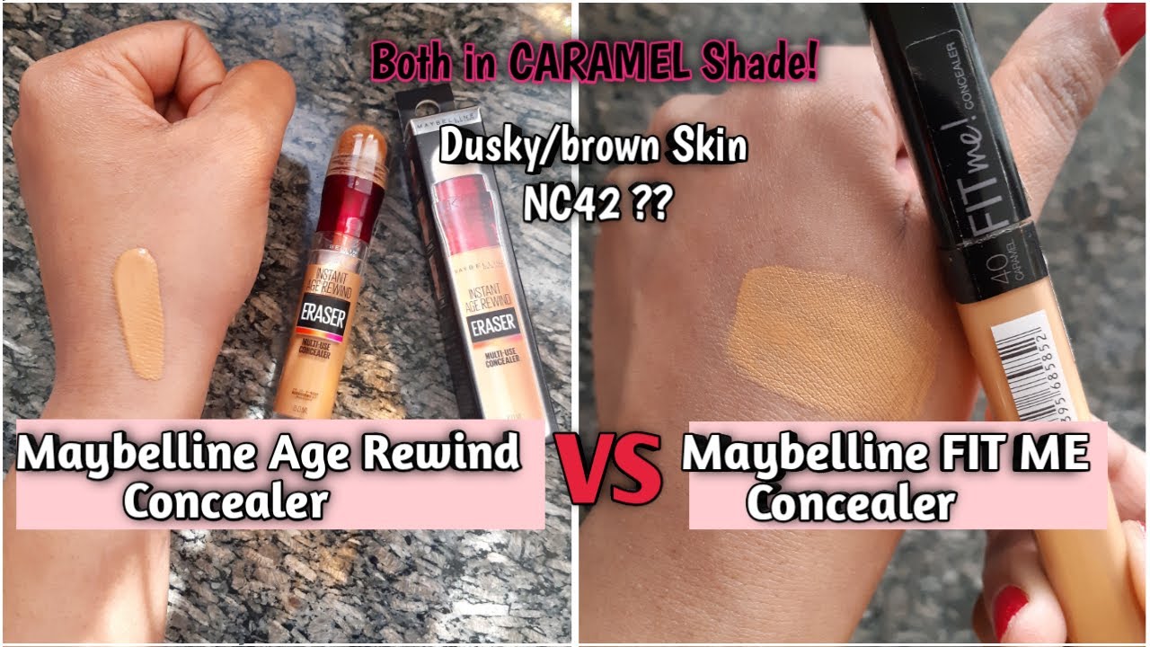MAYBELLINE INSTANT AGE REWIND CONCEALER : CARAMEL | NC42 - NC44 | DUSKY SKIN ??