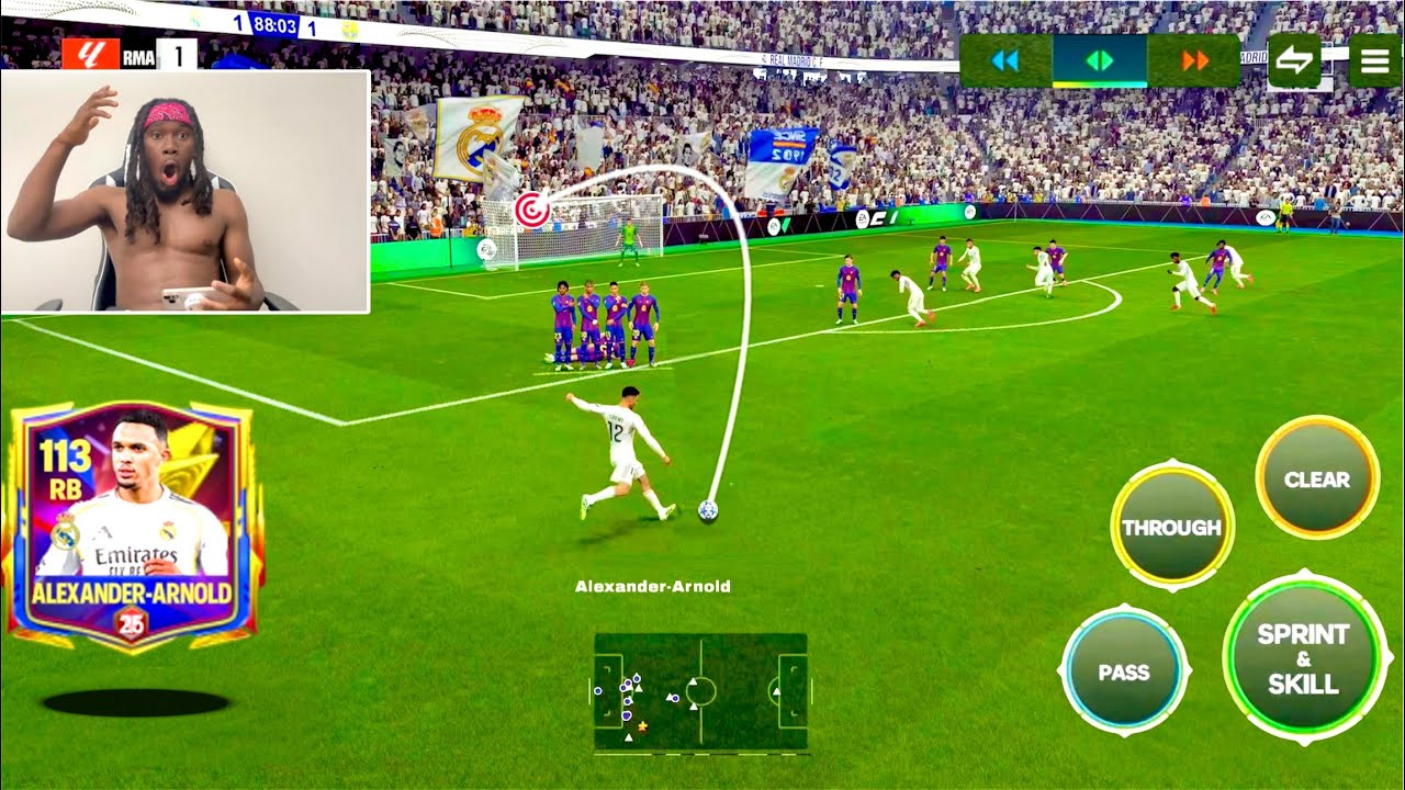 113 Rated Alexander Arnold Free-Kick SHOCKED ME🤯😱😳 FC 26 MOBILE