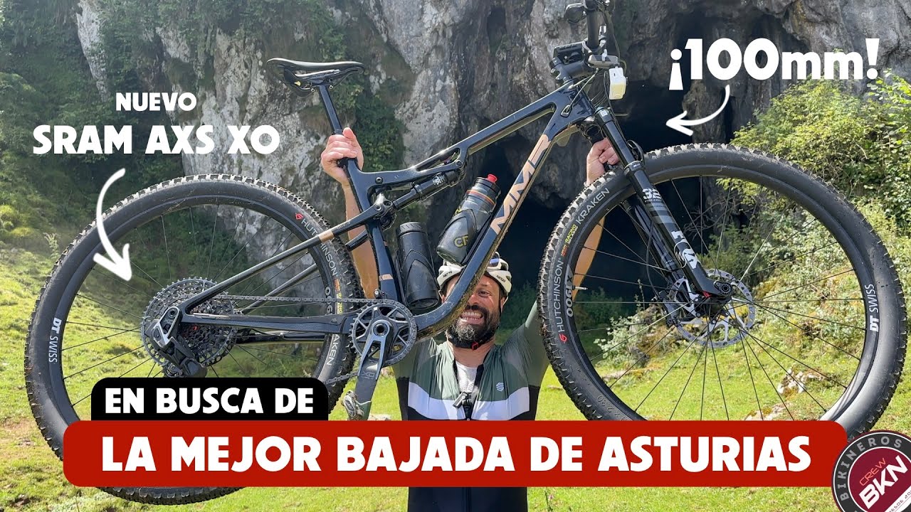 Con mi MMR KENTA de 100mm en UNA BAJADA DE ENDURO 😒 LA CRUZ DE LINARES en BTT