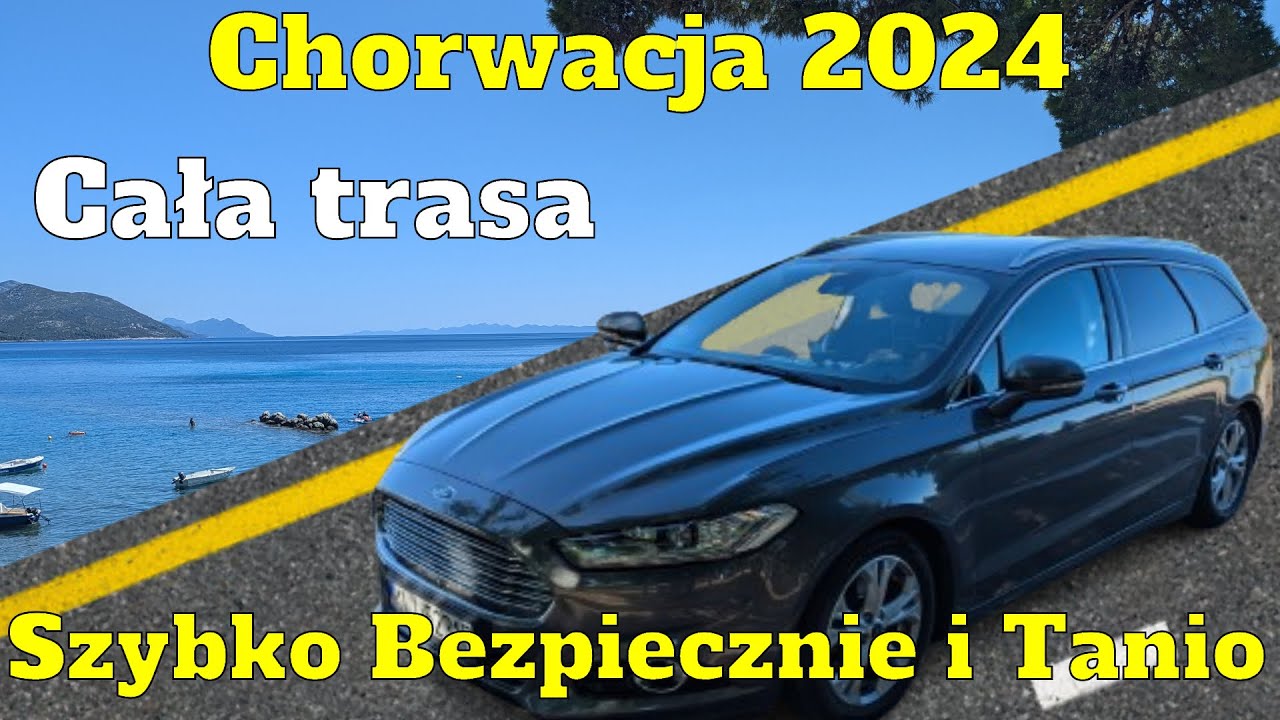 Chorwacja trasa samochodem z dziećmi - Orebić 2024 - Wakacje w Chorwacji.