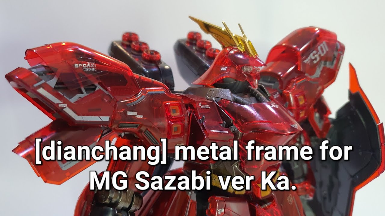 [DianChang] Metal Frame for MG Sazabi (Hong Kong Dock Ver.)