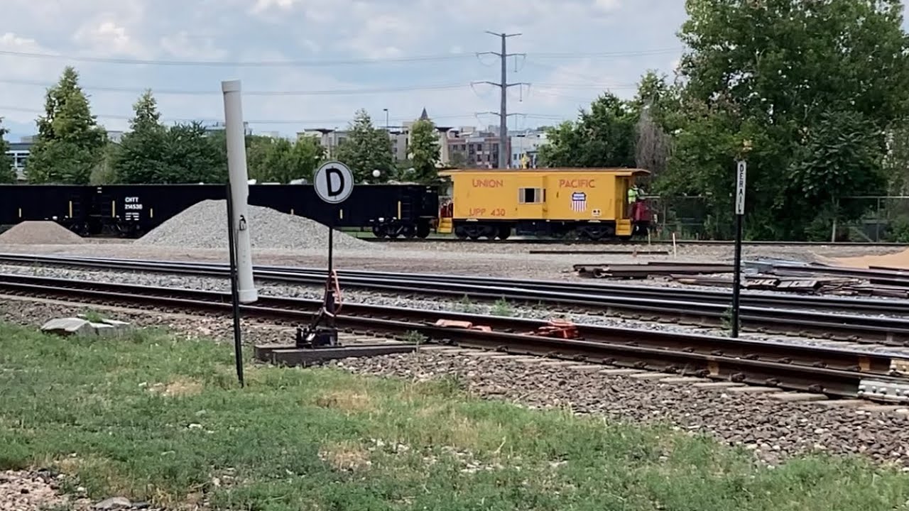 Union Pacific Local with a Caboose! Denver, Colorado.