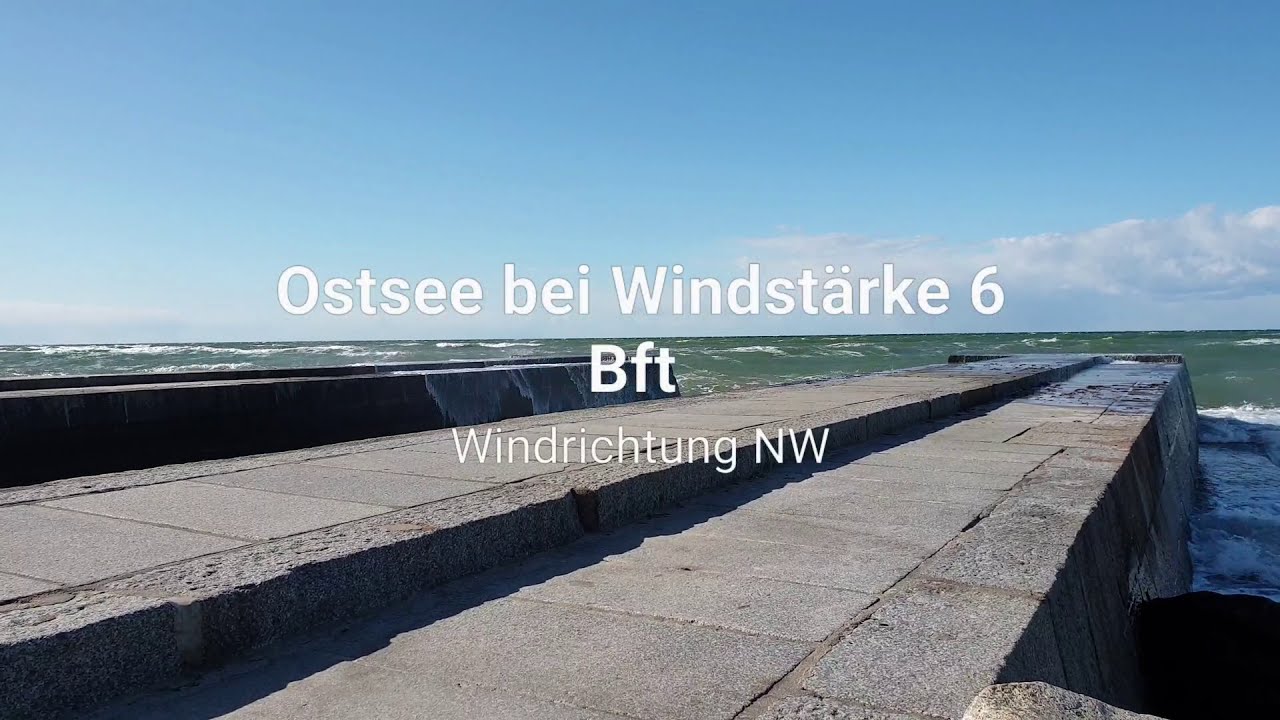 Ostsee WS 6 NW, zwischen Warnem&uuml;nde und Heiligendamm