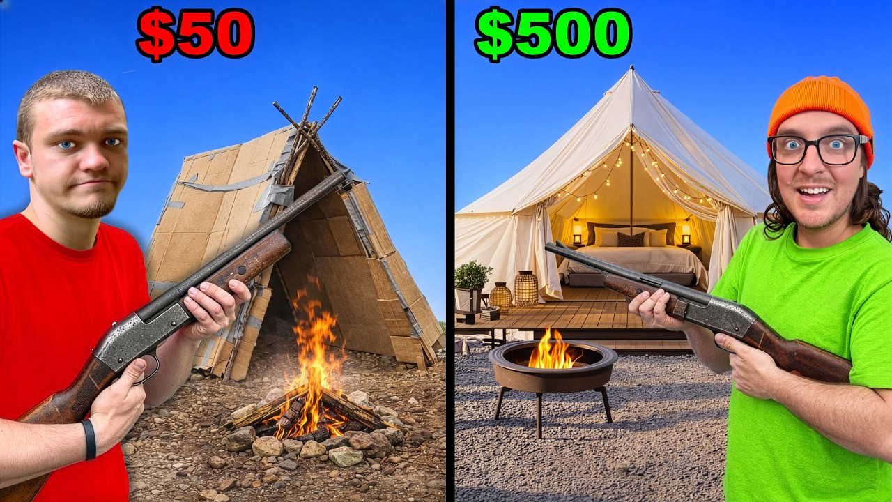 $50 vs $500 Walmart Budget Survival Challenge!