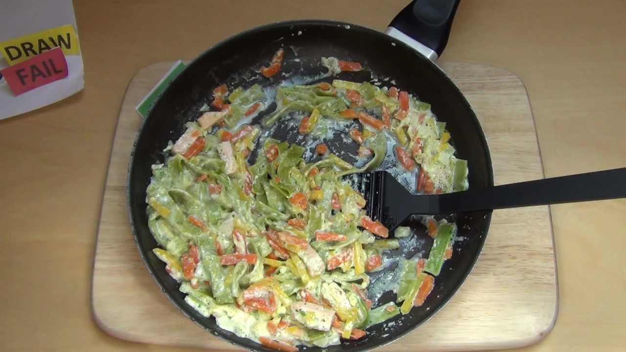 Tagliatelle Wildlachs (salmon) of Trattoria Alfredo from the LIDL