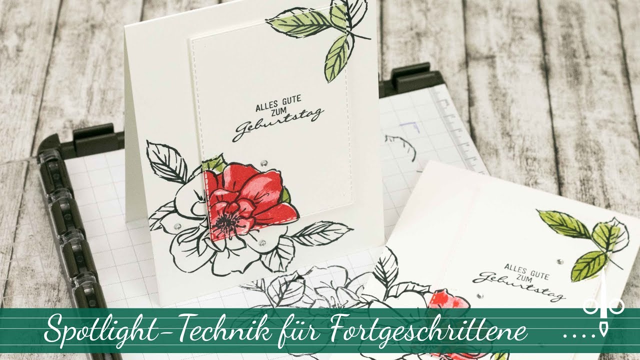 Stempelklasse #36 | Spotlight-Technik für Fortgeschrittene | Stempeltechniken | Stampin' Up!
