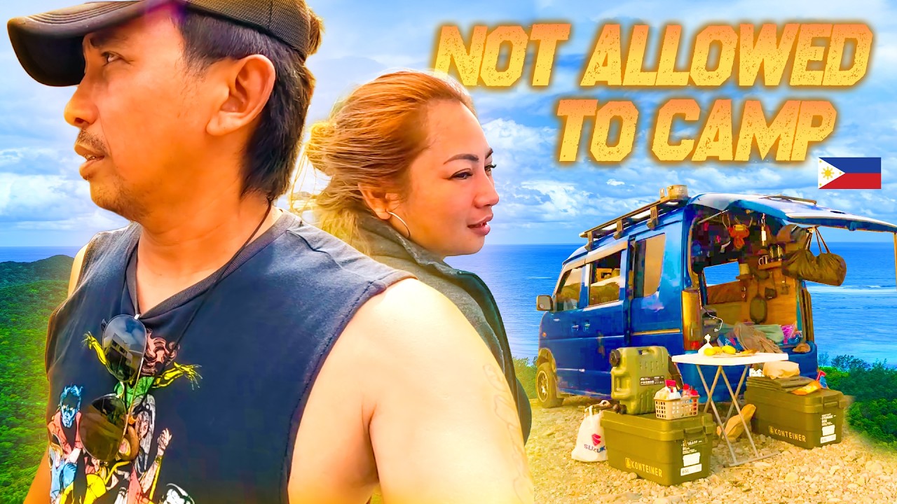DEAD END ROAD! THEY DIDN'T LET US CAMP! VanLife at the Very Tip of Luzon 🇵🇭