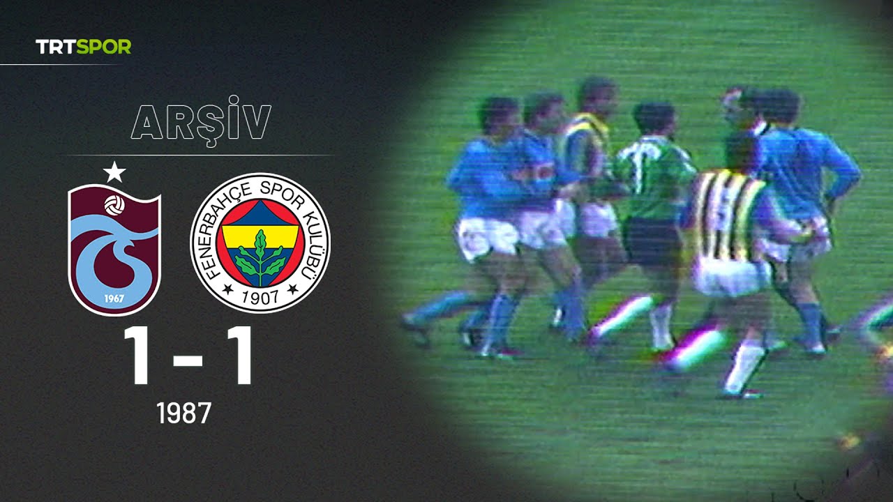 Nostalji - Özet | Trabzonspor-Fenerbahçe (1986-87)  Müthiş maçtan beraberlik çıktı