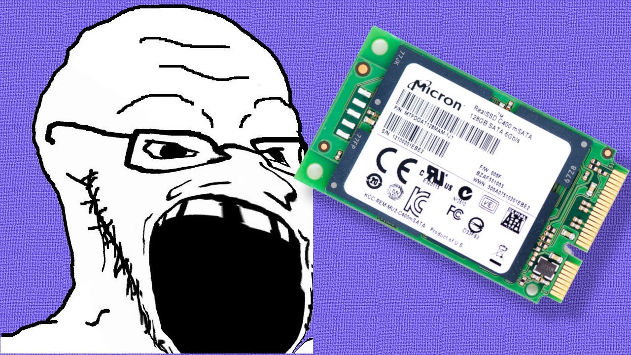 Обновление моего ThinkPad с помощью твердотельного накопителя MSATA