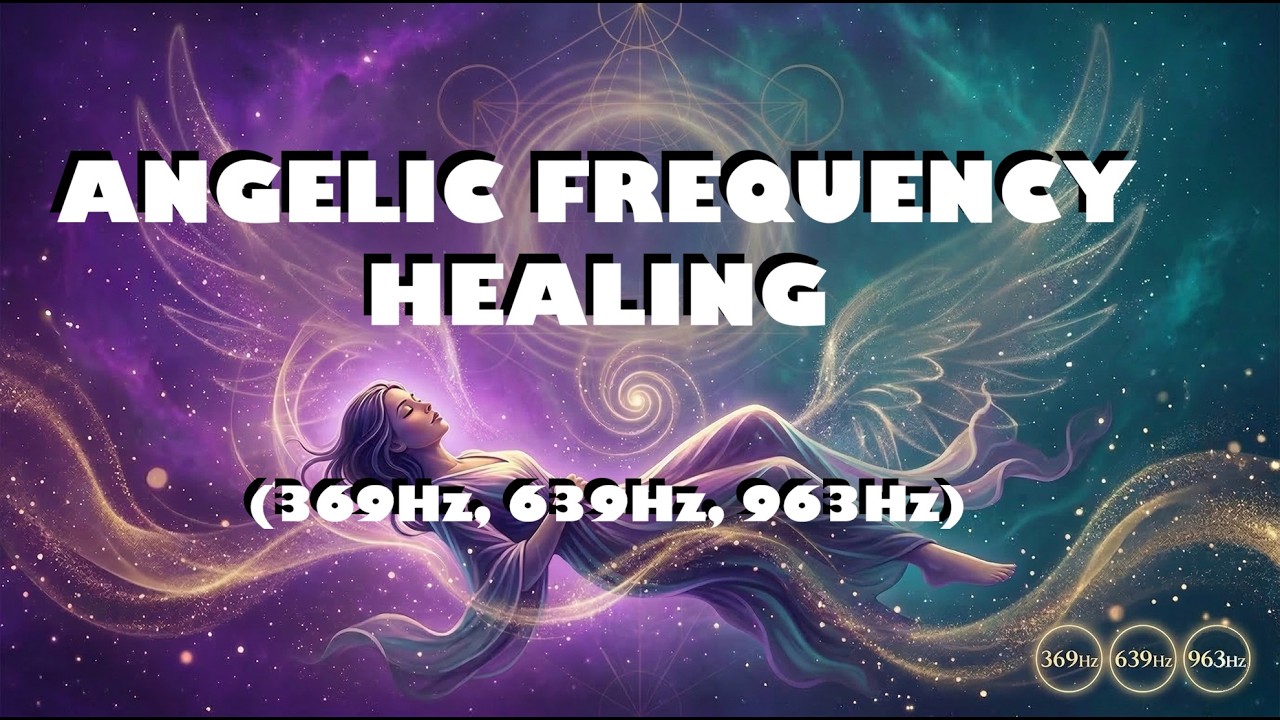 Angelic Frequency Healing (369Hz, 639Hz, 963Hz) | Floating Soundscape for Deep Relaxation