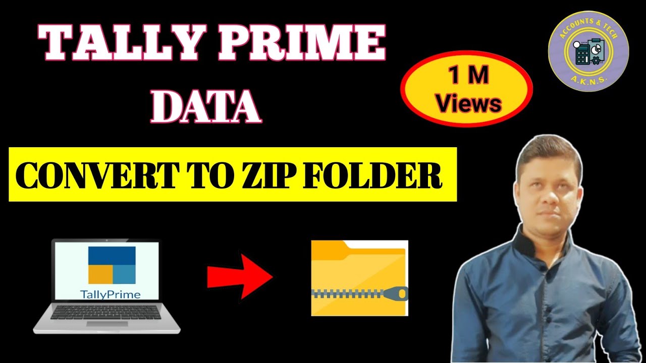 How to make zip folder of tally prime data | Tally prime data ka zip file kaise banaye