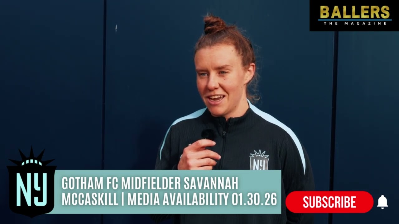 Midfielder Savannah McCaskill: Gotham FC Media Availability | 01.30.26 | NWSL | Exclusive Look