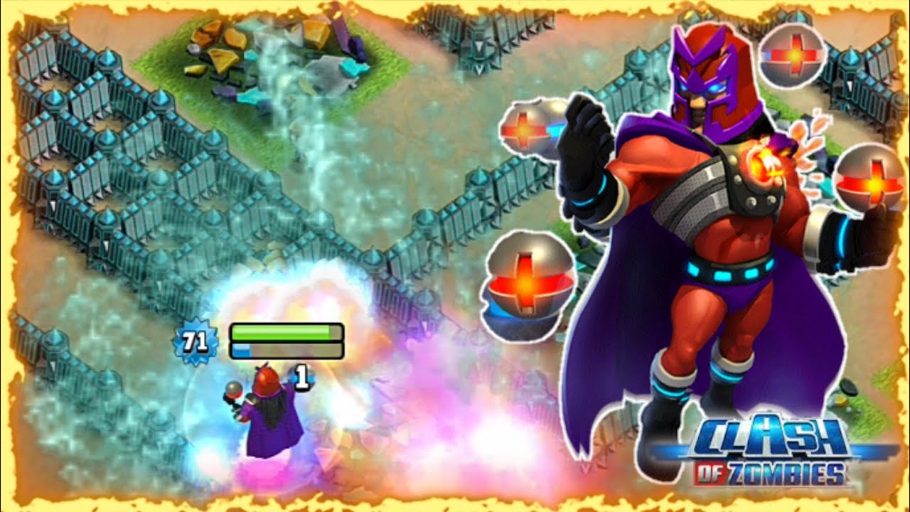MAGNETO AWAKE GAMEPLAY - CAPTAIN AMERICA V.2😂| #CLASHOFZOMBIES