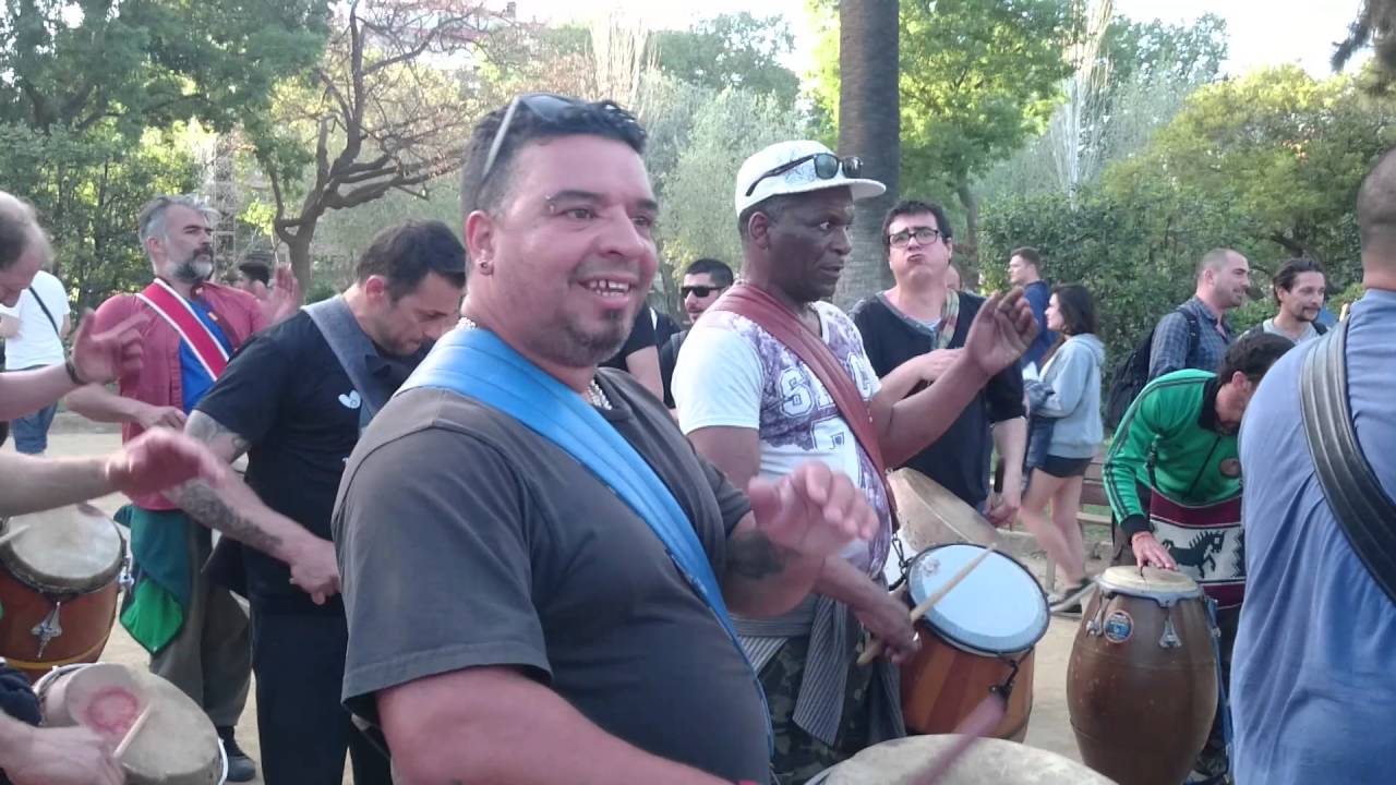 Candombeada en el Parc de la Ciutadela -Abril 17 2016