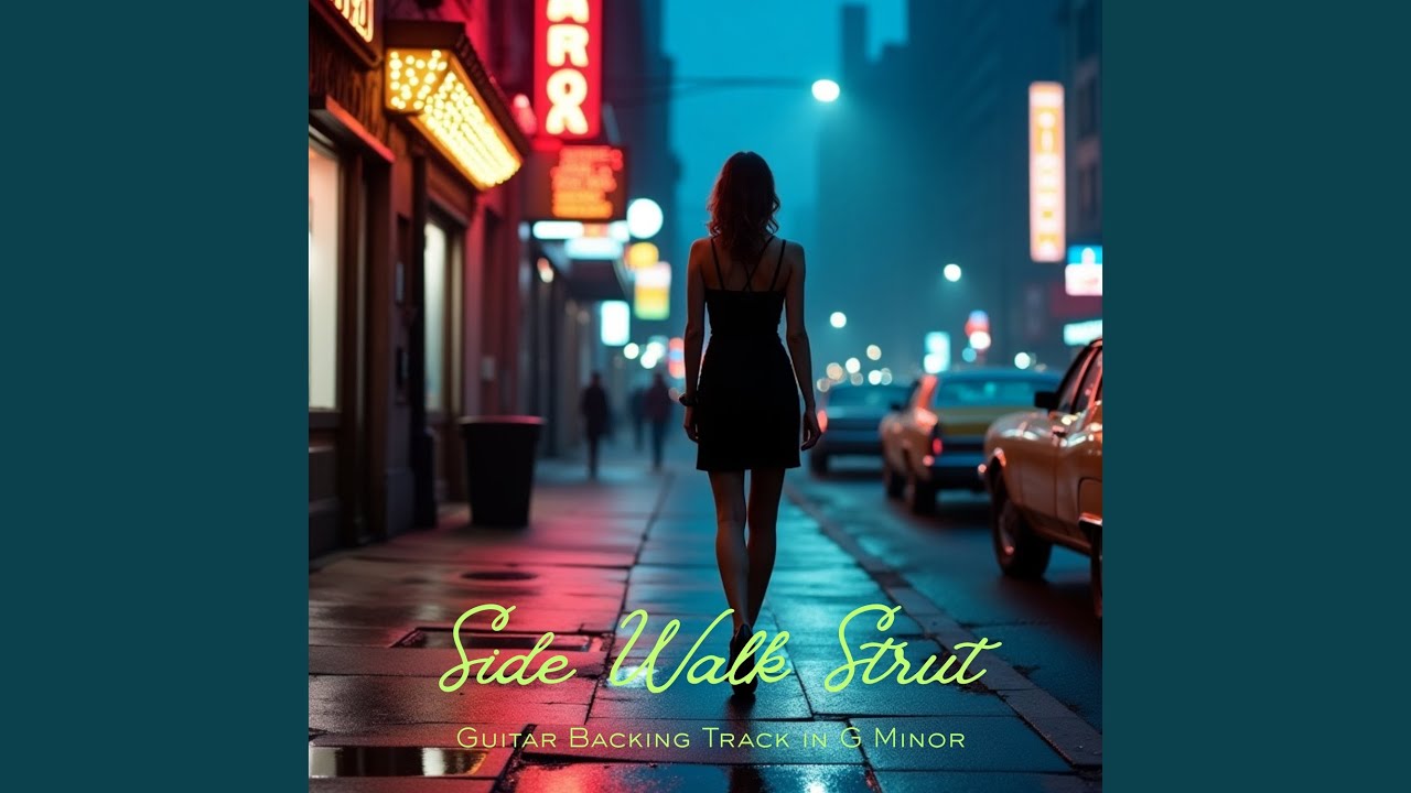 Side Walk Strut (Guitar Backing Track in G Minor)