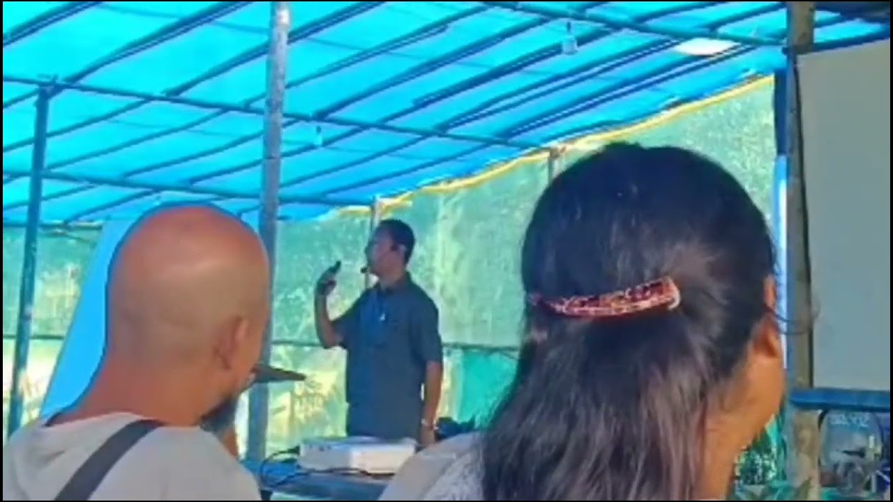 Rev Alpha Sengba D Marak ni golpo aganjolmiting Bible study o _Immanuel Baptist Church_atRangsapara