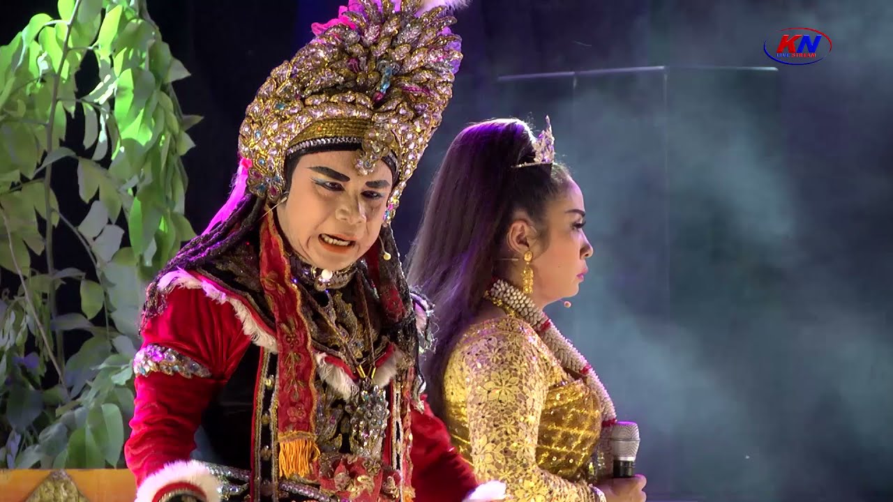 ល្ខោនបាសាក់ វគ្គសាសងស្នេហា ក្នុងរឿងធ្នូជ័យបុត្រីនាគរាជ