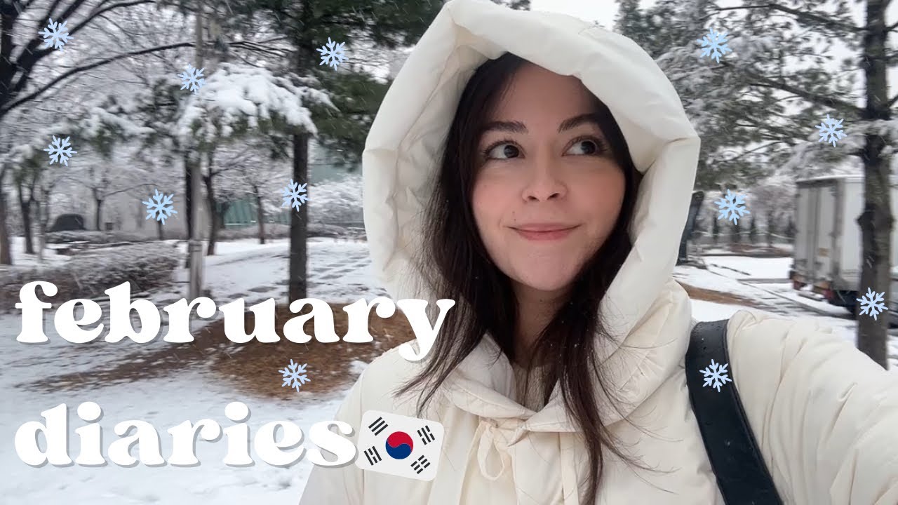 Febbraio in Corea | neve, Busan e vita quotidiana 🇰🇷❄️🤍 