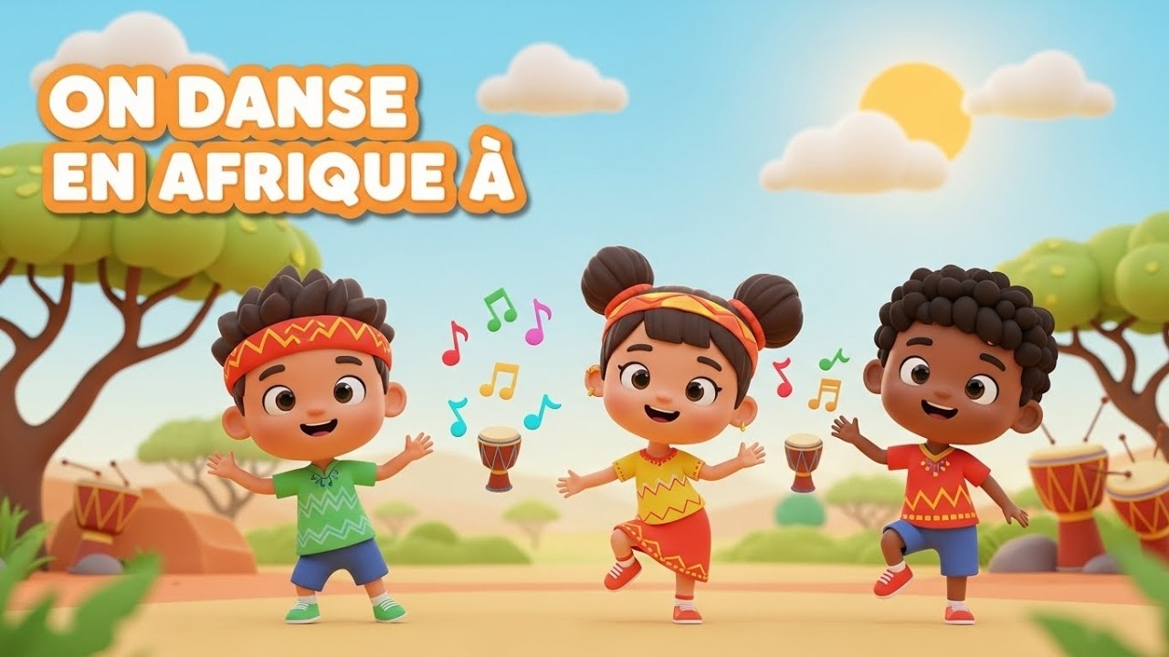 Danse et Bouge ! 🌍🎵  Chanson Africaine pour Enfants