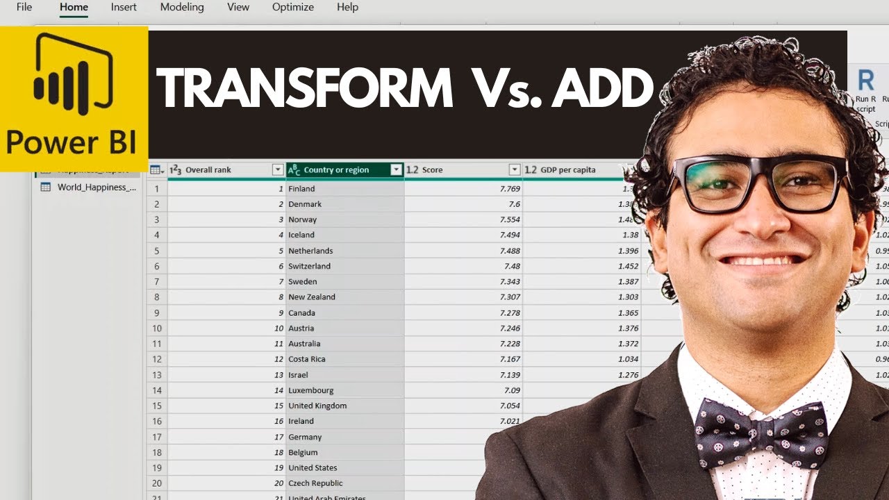 Power BI Tutorial: Should You Transform or Add a Column?