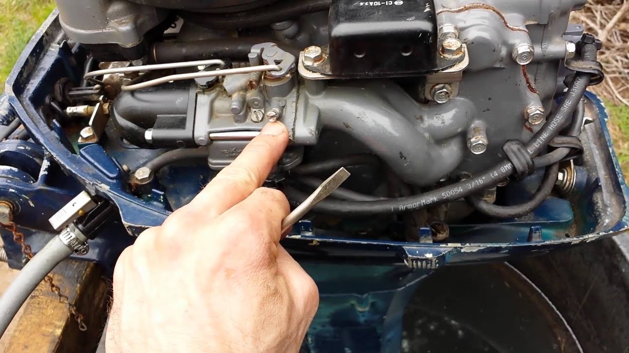 Подвесной мотор Honda BF75L 7,5 л.с. 1983 года после второго обслуживания карбюратора