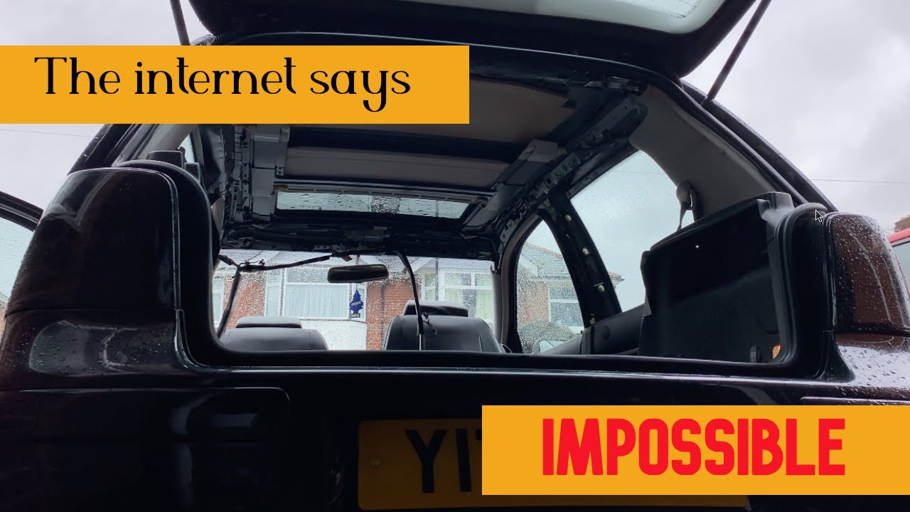 Removing the headline and sunroof cover the easy way - mk4 golf 3 door