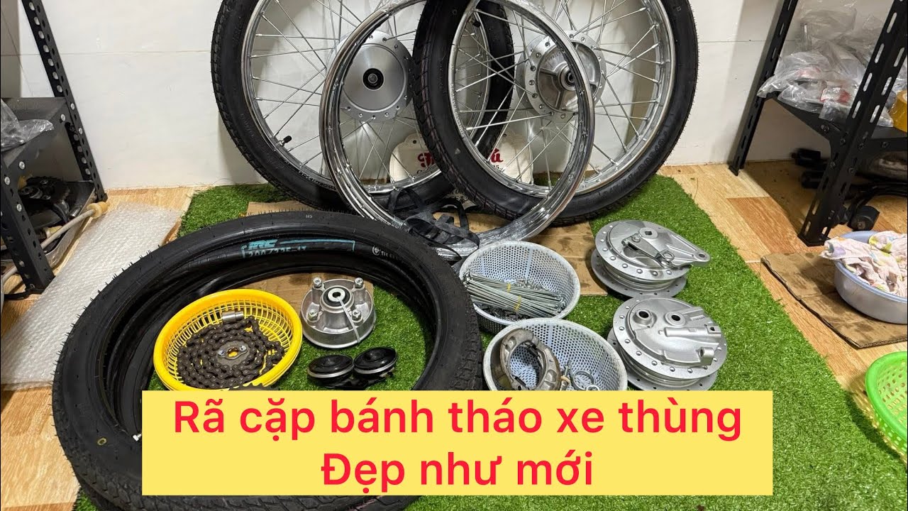Rã cặp bánh dream 125 thailan tháo xe thùng cực kỳ đẹp 0339989677